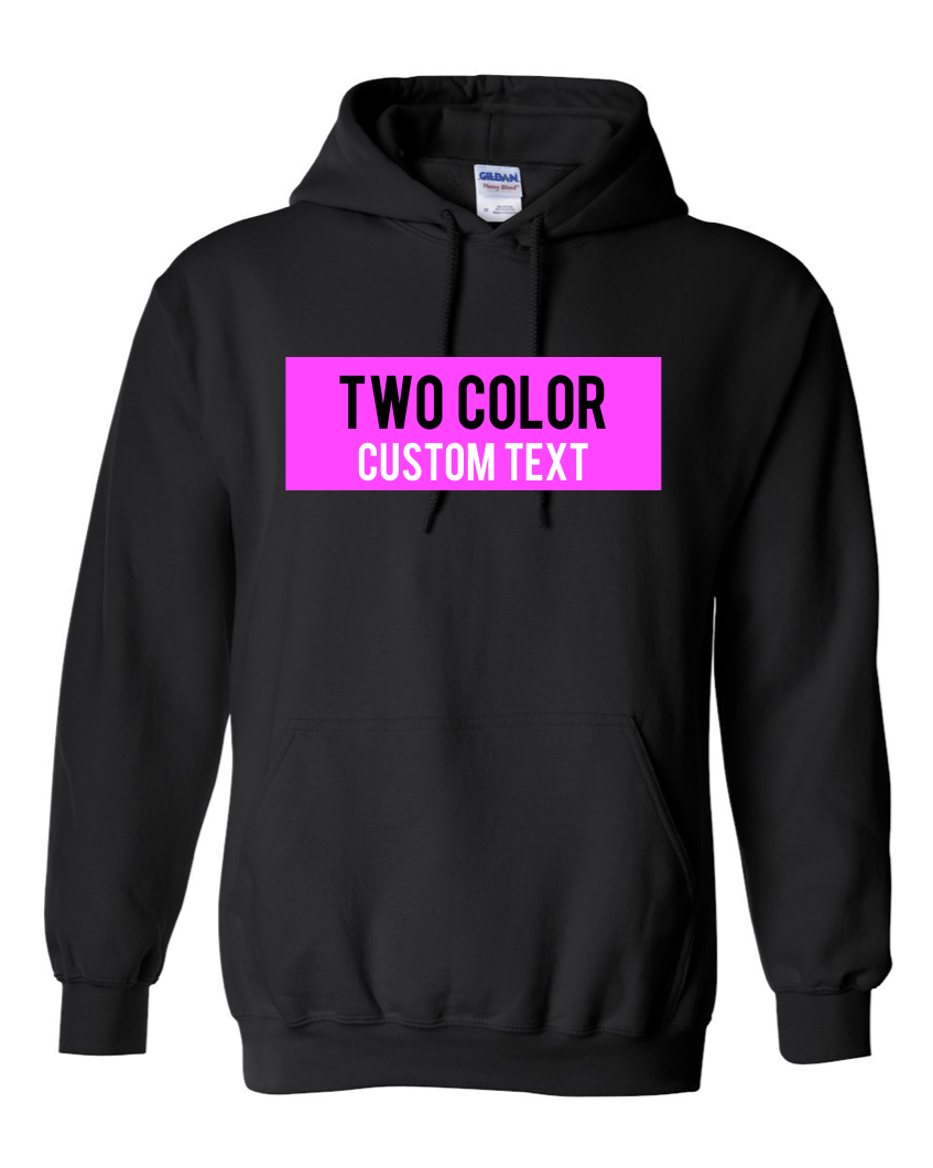 Two tone hoodie custom on sale